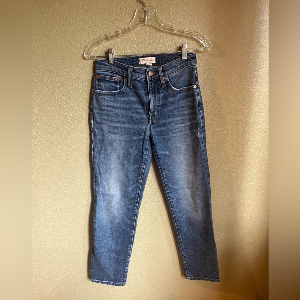 Madewell Straight Leg Jeans, Size 25